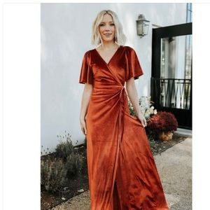 Baltic Born Velvet Copper Dress XL